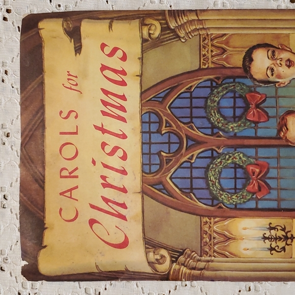 Christmas BOOK - VTG 1950s "Carols for Christmas" Booklet Artist Joe Tillotson - Picture 3 of 16